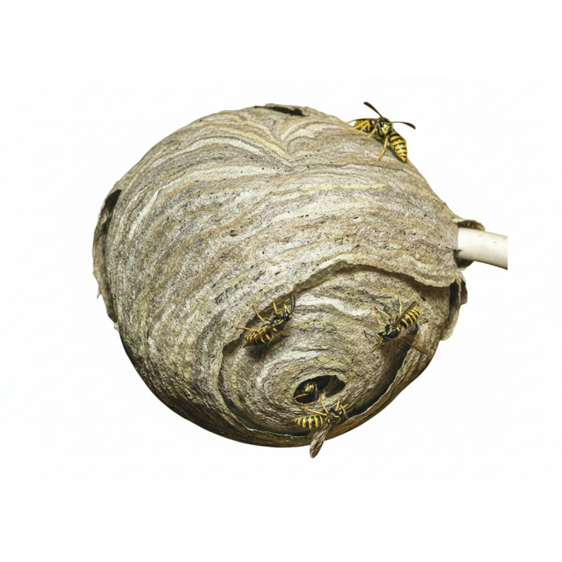 Fjernelse af hvepsebo, lille